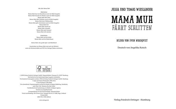 Produktbild: Mama Muh f&auml;hrt Schlitten