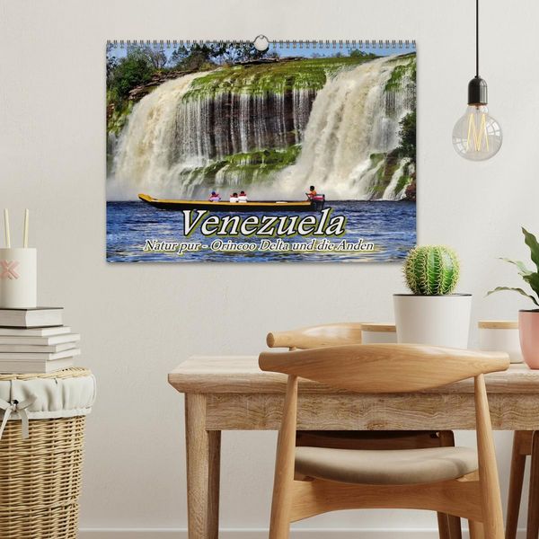 Produktbild: Venezuela - Natur pur Orinoco Delta und die Anden (Wandkalender 2026 DIN A3 quer), CALVENDO Monatskalender