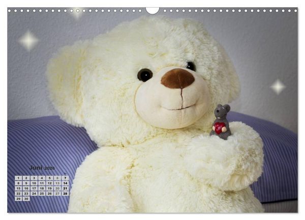 Produktbild: Teddys, wollen wir Kalender anschauen? (Wandkalender 2026 DIN A3 quer), CALVENDO Monatskalender