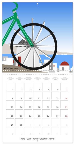 Produktbild: A WORLD OF BICYCLES (Wall Calendar 2026 12 &times; 12 Inch) CALVENDO 12 Month Wall Calendar
