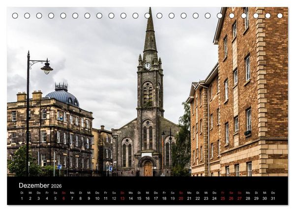 Produktbild: Faszination Edinburgh (Tischkalender 2026 DIN A5 quer), CALVENDO Monatskalender