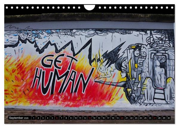 Produktbild: Berlin - Die East Side Gallery (Wandkalender 2026 DIN A4 quer), CALVENDO Monatskalender