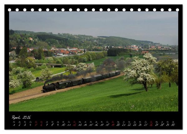 Produktbild: Faszination Dampflokomotive (Tischkalender 2026 DIN A5 quer), CALVENDO Monatskalender