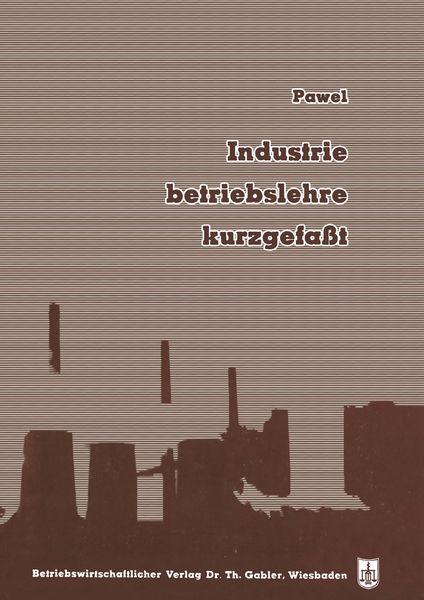 Produktbild: Industriebetriebslehre, kurzgefa&szlig;t