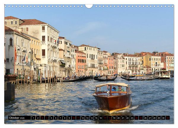 Produktbild: Venedig Impressionen (Wandkalender 2026 DIN A3 quer), CALVENDO Monatskalender