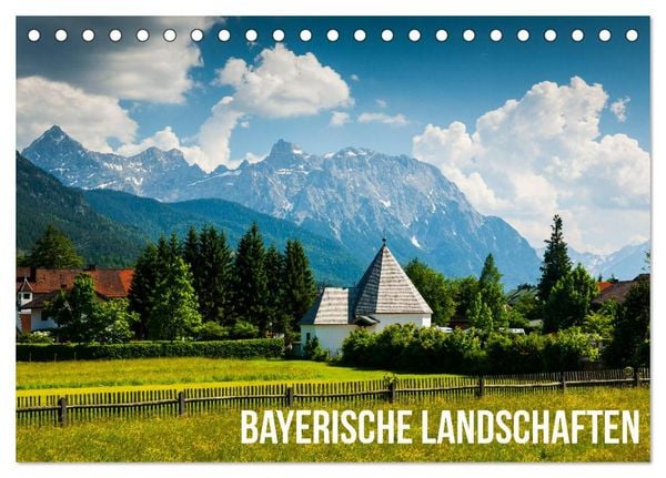 Produktbild: Bayerische Landschaften (Tischkalender 2026 DIN A5 quer), CALVENDO Monatskalender