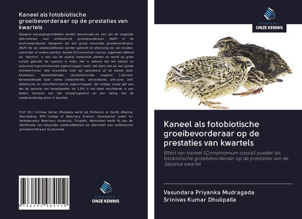 Produktbild: Kaneel als fotobiotische groeibevorderaar op de prestaties van kwartels