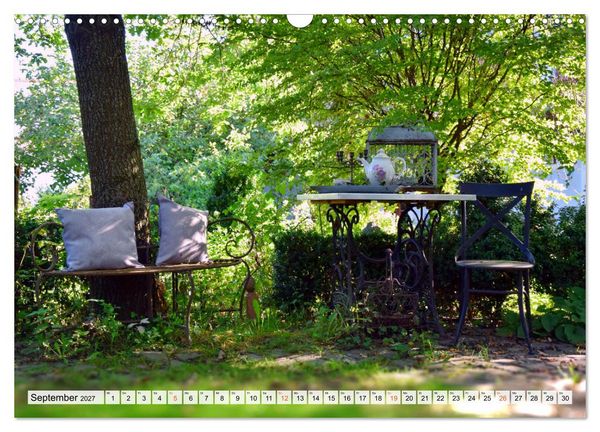 Produktbild: Momente im Garten (Wandkalender 2027 DIN A3 quer), CALVENDO Monatskalender