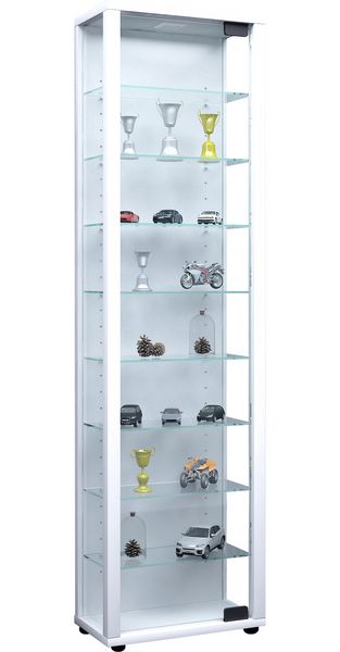 Produktbild: Holz Glas Stand Vitrine Sammelvitrine Edana Maxi