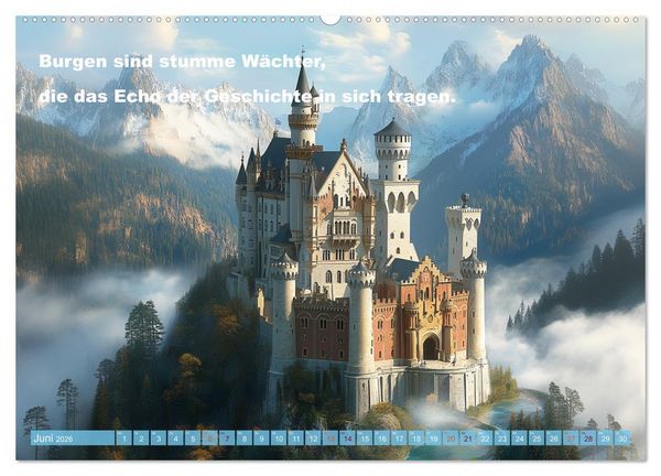 Produktbild: Wortperlen (Wandkalender 2026 DIN A2 quer), CALVENDO Monatskalender