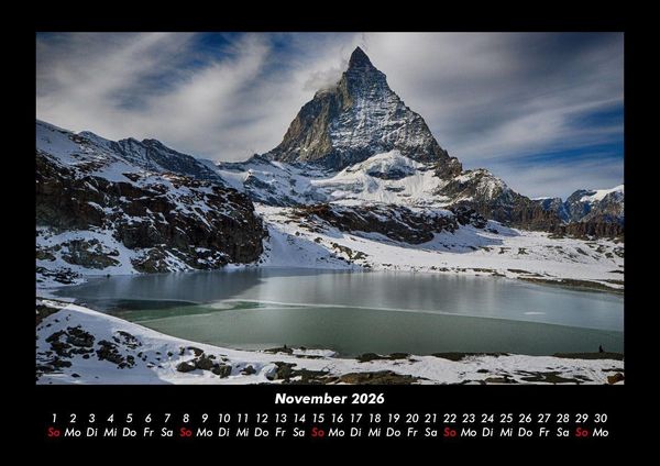 Produktbild: Berge 2026 Fotokalender DIN A3