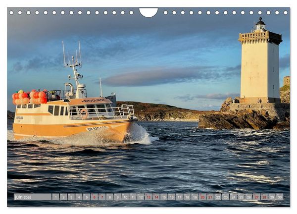 Produktbild: Phare de Kermorvan (Calendrier mural 2026 DIN A4 vertical), CALVENDO calendrier mensuel