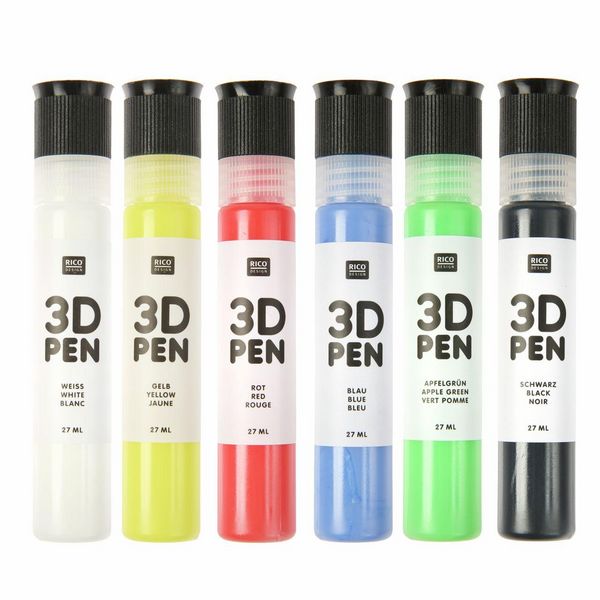 Produktbild: 3D Pen - Set Klassik, 6 x 27ml