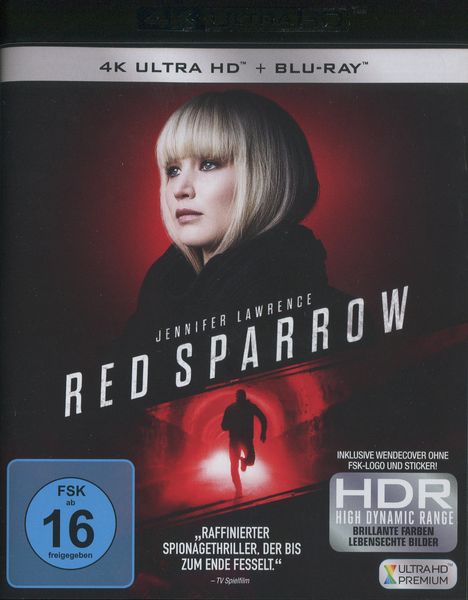 Produktbild: Red Sparrow (4K Ultra HD) (+ Blu-ray)