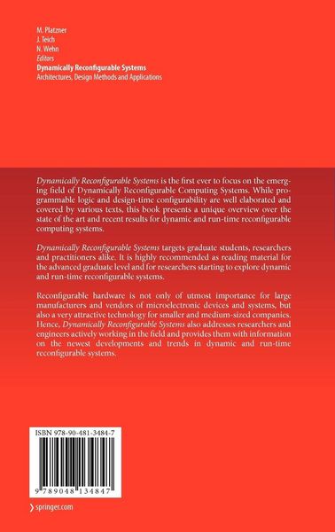 Produktbild: Dynamically Reconfigurable Systems