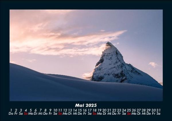 Produktbild: Bergige Welten 2025 Fotokalender DIN A5