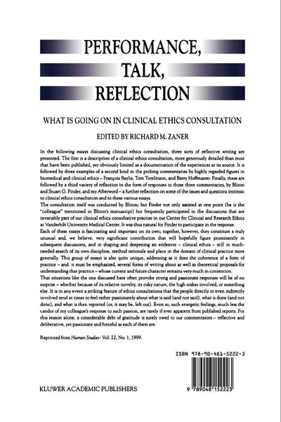 Produktbild: Performance, Talk, Reflection