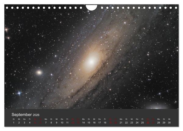Produktbild: Havel-Sternwarte Weltallkalender (Wandkalender 2026 DIN A4 quer), CALVENDO Monatskalender