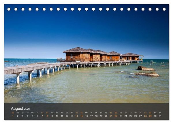 Produktbild: Traumstr&auml;nde in Vietnam (Tischkalender 2027 DIN A5 quer), CALVENDO Monatskalender