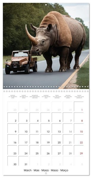 Produktbild: New Animal Kingdom (Wall Calendar 2026 12 &times; 12 Inch) CALVENDO 12 Month Wall Calendar