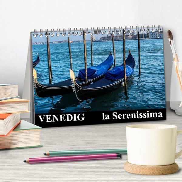Produktbild: Venedig - la Serenissima (Tischkalender 2026 DIN A5 quer), CALVENDO Monatskalender