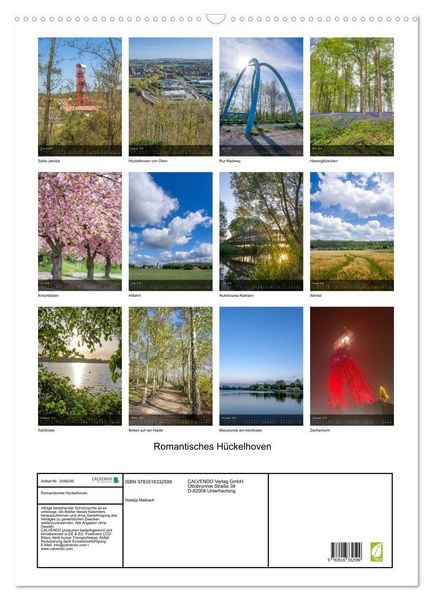 Produktbild: Romantisches H&uuml;ckelhoven (Wandkalender 2026 DIN A2 hoch), CALVENDO Monatskalender