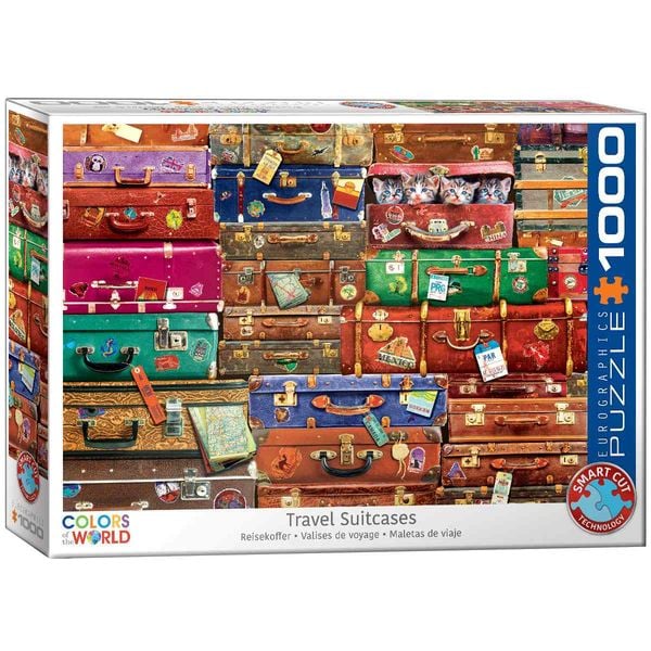 Eurographics 6000-5468 - Reisekoffer , Puzzle, 1.000 Teile