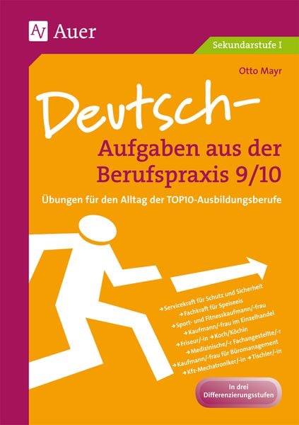 Produktbild: Deutsch-Aufgaben aus der Berufspraxis, Klasse 9/10