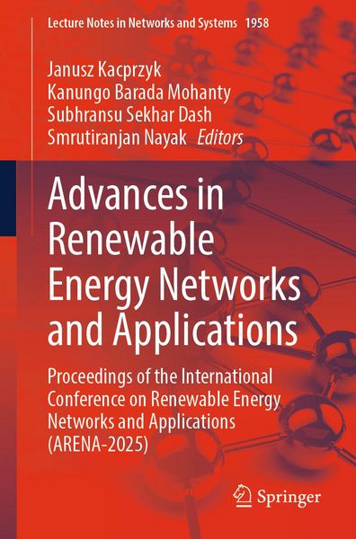 Produktbild: Advances in Renewable Energy Networks and Applications