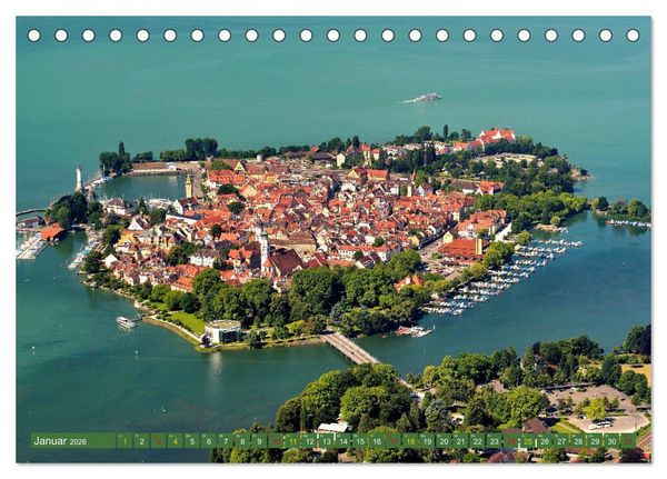 Produktbild: Lindau - Juwel am Bodensee (Tischkalender 2026 DIN A5 quer), CALVENDO Monatskalender