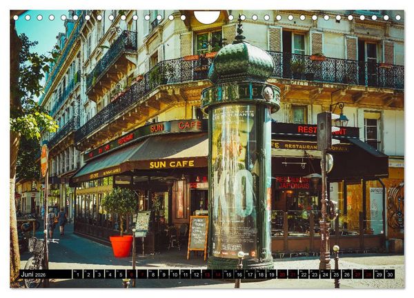 Produktbild: Paris Bistros (Wandkalender 2026 DIN A4 quer), CALVENDO Monatskalender