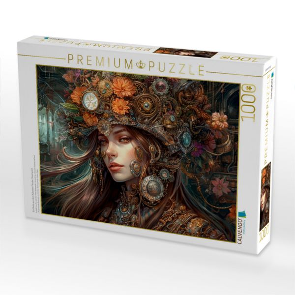 Produktbild: CALVENDO Puzzle Ein Motiv aus dem Kalender Floraler Steampunk | 1000 Teile Lege-Gr&ouml;&szlig;e 64x48cm Foto-Puzzle f&uuml;r gl&uuml;ckliche Stunden