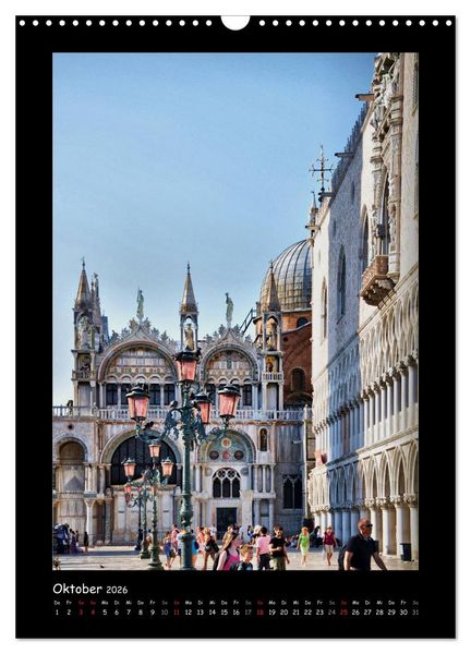 Produktbild: Venedig (Wandkalender 2026 DIN A3 hoch), CALVENDO Monatskalender