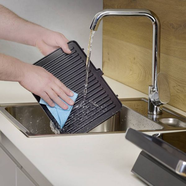 Produktbild: Severin SEVINI Comfort KG2399 Kontaktgrill Schwarz/Silber