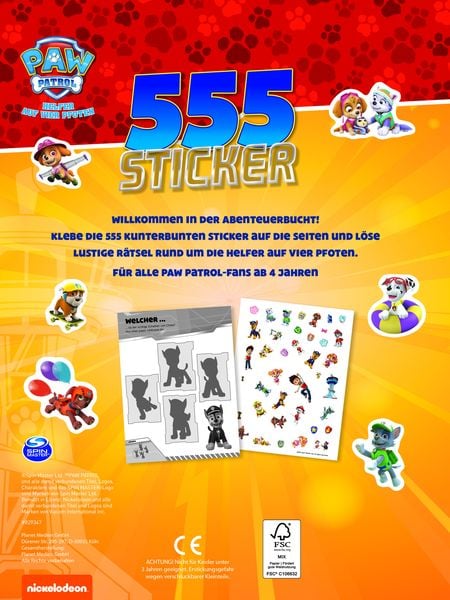 Produktbild: PAW Patrol 555 Sticker