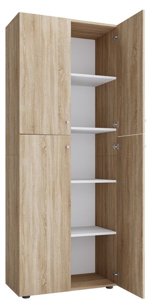 Produktbild: B&uuml;roschrank B&uuml;cher Ordner Aktenschrank Lona 5fach