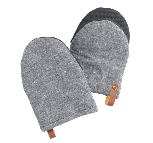 Produktbild: Topfhandschuhe Mod. Ada Mini Grau, Handfl&auml;chen aus Neopren