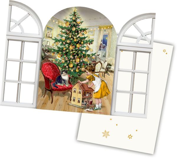 Produktbild: Mini-Adventskalender &ndash; Nostalgische Adventsfenster