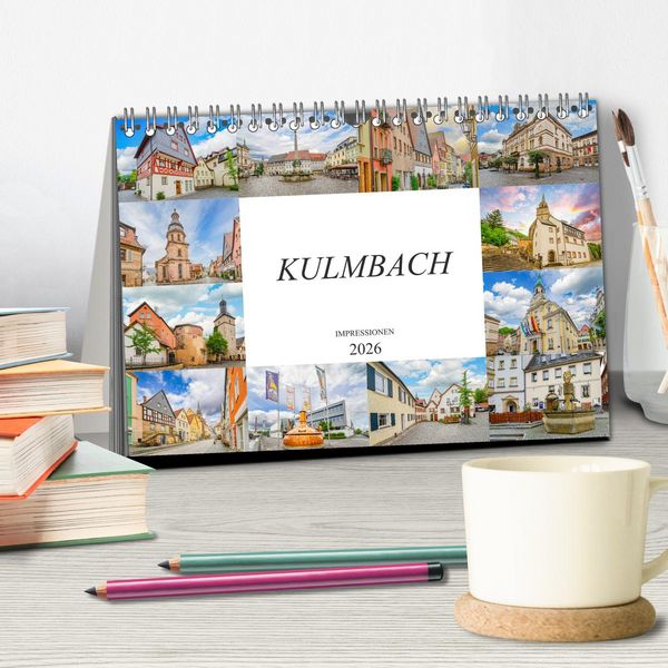 Produktbild: Kulmbach Impressionen (Tischkalender 2026 DIN A5 quer), CALVENDO Monatskalender