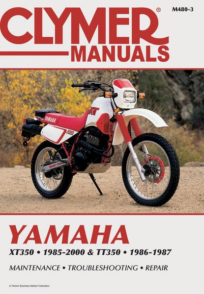 Produktbild: Yamaha XT350 & TT350 Motorcycle (1985-2000) Service Repair Manual
