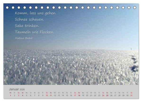 Produktbild: Jahres-Zeiten (Tischkalender 2026 DIN A5 quer), CALVENDO Monatskalender