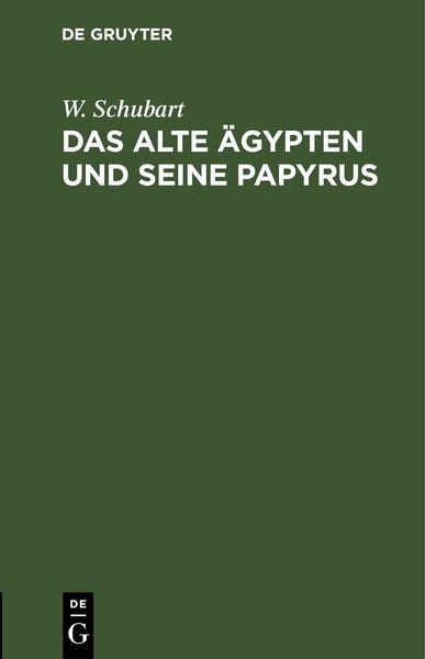 Produktbild: Das alte &Auml;gypten und seine Papyrus