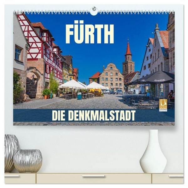 Produktbild: F&uuml;rth - die Denkmalstadt (hochwertiger Premium Wandkalender 2027 DIN A2 quer), Kunstdruck in Hochglanz