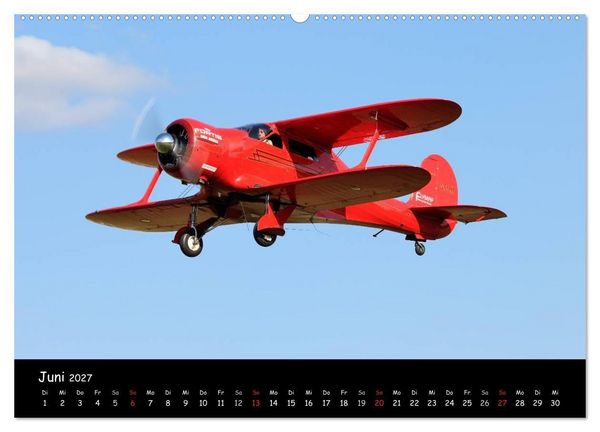 Produktbild: Doppeldecker - Veteranen der L&uuml;fte (Wandkalender 2027 DIN A2 quer), CALVENDO Monatskalender