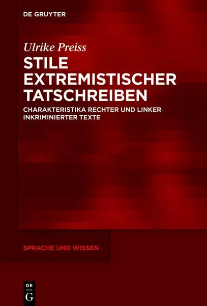 Produktbild: Stile extremistischer Tatschreiben
