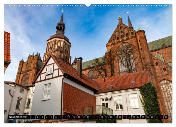 Produktbild: Stralsund, Eine Perle an der Ostsee (hochwertiger Premium Wandkalender 2026 DIN A2 quer), Kunstdruck in Hochglanz