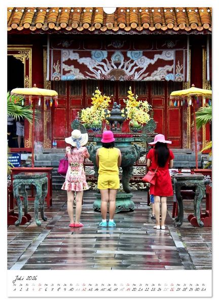 Produktbild: Leben in Vietnam 2026 (Wandkalender 2026 DIN A3 hoch), CALVENDO Monatskalender