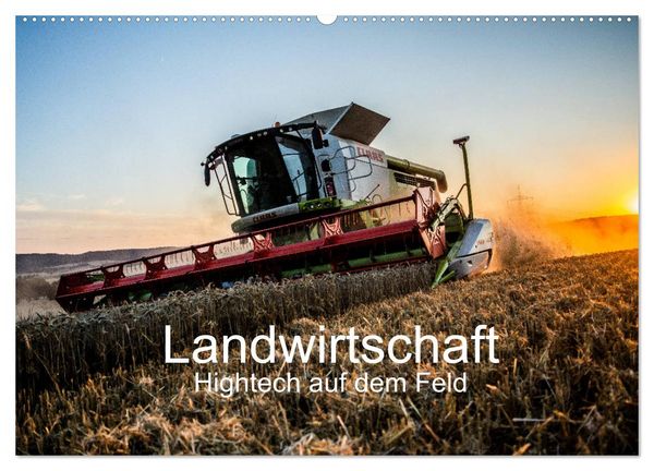 Landwirtschaft - Hightech auf dem Feld (Wandkalender 2026 DIN A2 quer), CALVENDO Monatskalender