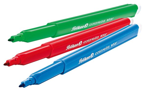 Produktbild: Pelikan Fasermaler Colorella® Star Triangular dreieckig, 10er Set