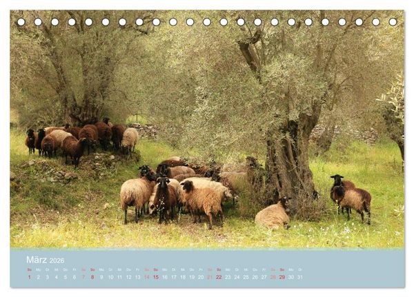 Produktbild: Lesbos - Inselimpressionen (Tischkalender 2026 DIN A5 quer), CALVENDO Monatskalender